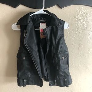 Faux Leather Vest